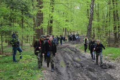 Przeszli szlakiem z Gorajowic do Bierówki