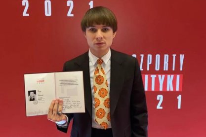 Ralph Kaminski z Paszportem Polityki 2022