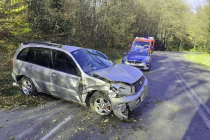 REGION. Dachowanie samochodu w Wielopolu Skrzyńskim. Kierująca pijana