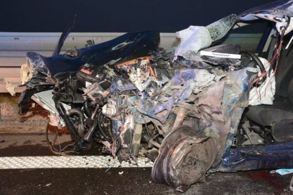 REGION. Jechał autostradą pod prąd i spowodował wypadek, był pijany