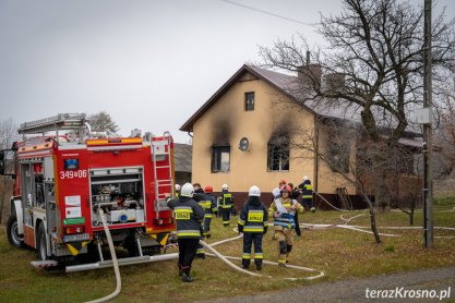 REGION. Pożar domu w Kobylanach, nie żyje mężczyzna