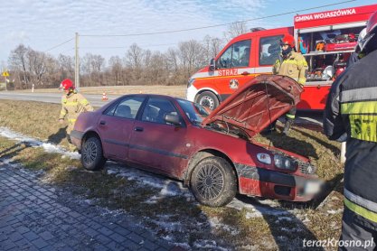 REGION. Wjechała do rowu i uderzyła w przepust