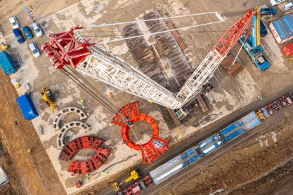 Rozpoczyna się montaż maszyny TBM, która wydrąży 2-km tunel pod Rzeszowem