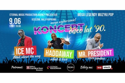 Rzeszów. Koncert muzyki disco lat 90.