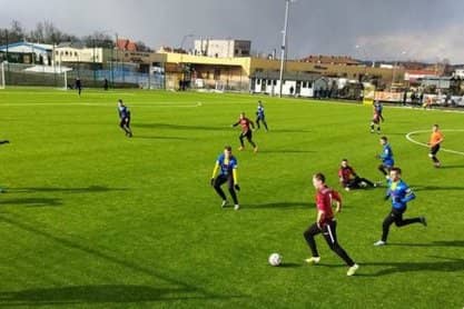 Sparing piłkarski. Czarni Jasło wygrali z Ekoballem Stalą Sanok