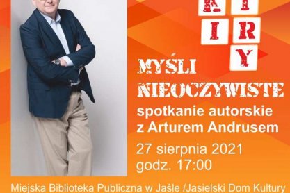 Spotkanie z Arturem Andrusem w jasielskiej bibliotece