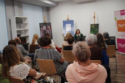 Spotkanie z Beatą Preisner w Miejskiej Bibliotece Publicznej w Jaśle 