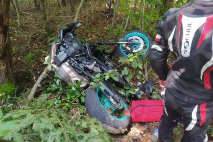 Tragedia na drodze. Zginął motocyklista