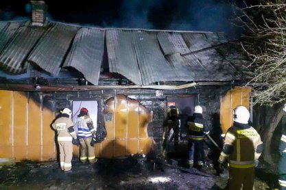 Tragiczny pożar domu, zginęła kobieta