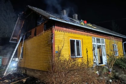 Tragiczny pożar w Brzozowie. Zginęły dwie osoby