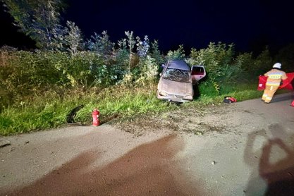 Tragiczny wypadek w Baryczy. Nie żyje dwóch mężczyzn