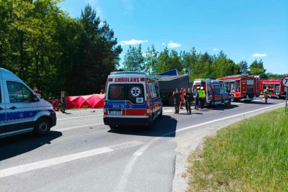 Tragiczny wypadek  w Jadachach. Dwie osoby nie żyją