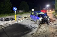 Tragiczny wypadek z udziałem motocyklisty