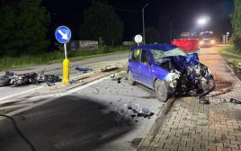 Tragiczny wypadek z udziałem motocyklisty