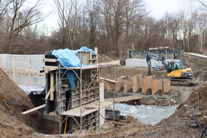 Trwają prace związane z modernizacją mostu w Osobnicy