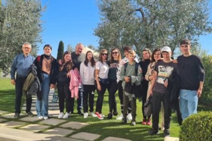 Uczniowie ze Święcan na wyjeździe we Włoszech