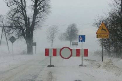 Uwaga. Zablokowana droga wojewódzka 993 Nowy Żmigród - Gorlice