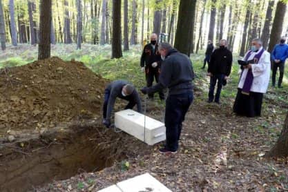 Warzyce. Pochowano szczątki ludzkie znalezione podczas budowy drogi w Jaśle