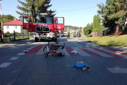 Wypadek w Jabłonicy, potrącony 5-latek