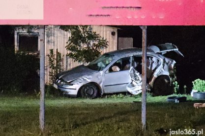 Wypadek w Jaśle. Jedna osoba nie żyje, trzy poszkodowane
