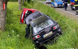 Wypadek w Pielgrzymce, jedna osoba poszkodowana