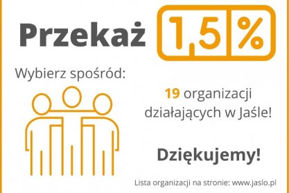 Wypełniając PIT przekaż 1,5% podatku na lokalne organizacje