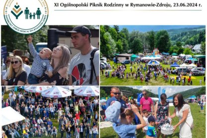 XI Ogólnopolski Piknik Rodzinny w Rymanowie-Zdroju - zaproszenie