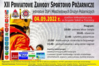 XII powiatowe zawody sportowo pożarnicze jednostek OSP w Trzcinicy