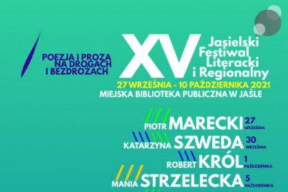 XV Jubileuszowy Festiwal Literacki i Regionalny odbędzie się w jasielskiej bibliotece
