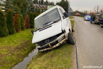 Zderzenie dwóch samochodów w Odrzykoniu