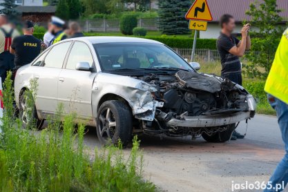 Zderzenie szynobusu z samochodem osobowym w Szebniach