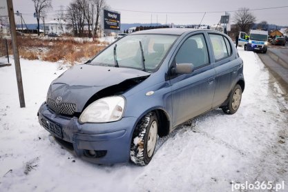 Zderzenie toyoty i peugeota w Jaśle