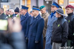 Odsłonięcie obelisku w Jaśle