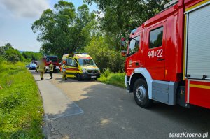 Wjechał do potoku w Starym Żmigrodzie