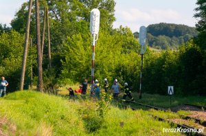 Wypadek na torach we Wróbliku Szlacheckim